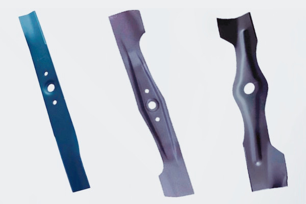 不同类型草坪机刀片实拍图片